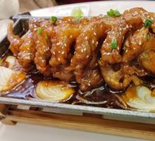Grilled Sea Bass with Secret Sauce