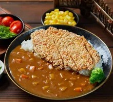 Fried Chicken Cutlet Curry Rice