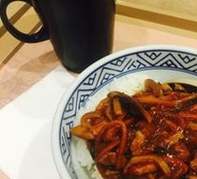 Spicy Kimchi Pork Shredded Meat Rice