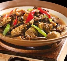 Beef Shank with Mountain Mushrooms and Ferns