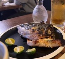 Grilled Salmon Head