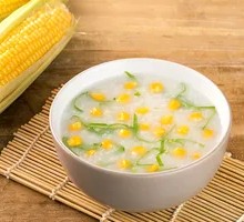 Green Vegetable Corn Porridge