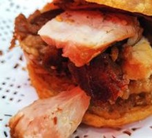 Braised Flatbread with Meat