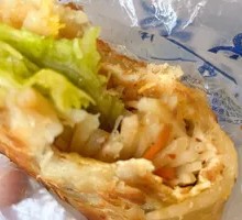 Grilled Sausage Egg Pancake