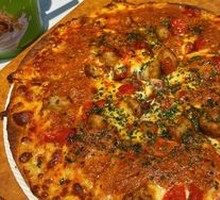 Italian Meat Sauce Pizza