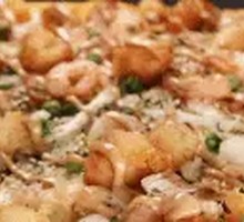 Classic Okonomiyaki Seafood & Meat Pizza