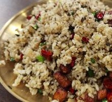 Pickled Vegetable and Crispy Pork Belly Fried Rice