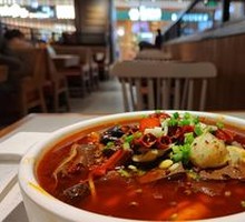Spicy Boiled Blood Slices in Clay Pot