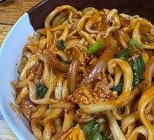 Stir-Fried Knife-Sliced Noodles