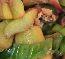 Potato and Bell Pepper Stir-fry