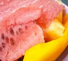Watermelon and Mango Salad