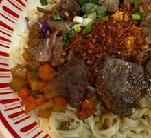 Oil-Poured Noodles