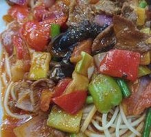 Fried Meat Noodles