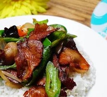Spicy Pork Fried Rice Bowl