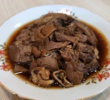 Braised Pork Intestines in Bowl