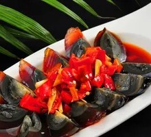 Spicy Chopped Pepper Century Egg
