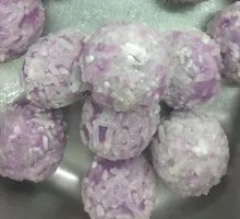 Purple Sweet Potato Glutinous Rice Balls