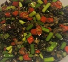 Fresh Perilla Leaf Stir-fried Abalone Meat