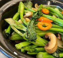 Enoki Mushroom with Baby Bok Choy