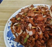 Scallion Stir-Fried Lamb