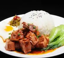 Braised Pork Ribs Rice Bowl