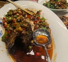Dry-burned Sea Bass