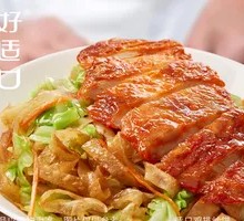 Delicious Chicken Cutlet Stir-Fried Noodles