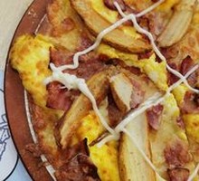 American-style Bacon & Potato Pizza
