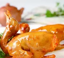 Salt-Baked Squab