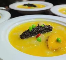 Braised Abalone with Sea Cucumber and Fish Maw