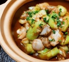 Loofah and Taro Stew
