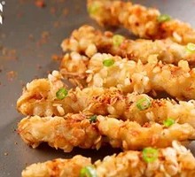 Crispy Chicken Cutlet with Wheat穗