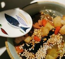 Brown Sugar Glutinous Rice Balls with Ice Jelly