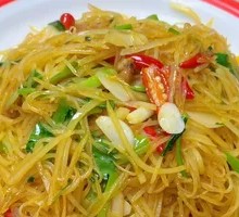 Spicy Pepper and Potato Shreds