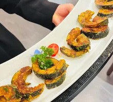 Salted Egg Yolk Baked Pumpkin