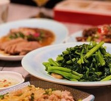 Stir-fried Water Spinach with Soy Bean Paste