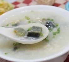Century Egg and Pork Porridge