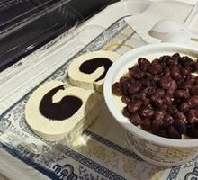 Red Bean Double-Layer Milk Pudding
