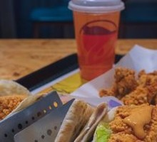 Spicy Fried Chicken Tacos