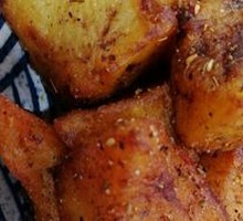 Fried Potato Cubes