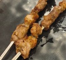 Lamb Skewers on Iron Rods