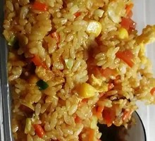 Carrot and Corn Fried Rice
