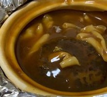 Scallion-Braised Sea Cucumber with Rice