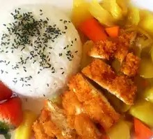 Delicious Potato Mashed Chicken Rice