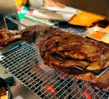 Charcoal-Roasted Lamb Leg