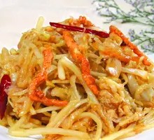 Sour Cabbage Stir-Fried Potato Strips