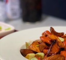 Pickled Garlic with Pig Intestines