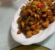 Eggplant Chicken Dice