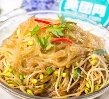 Stir-fried Glass Noodles with Mung Bean Sprouts