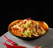Spicy Naan Stir-Fried Cabbage